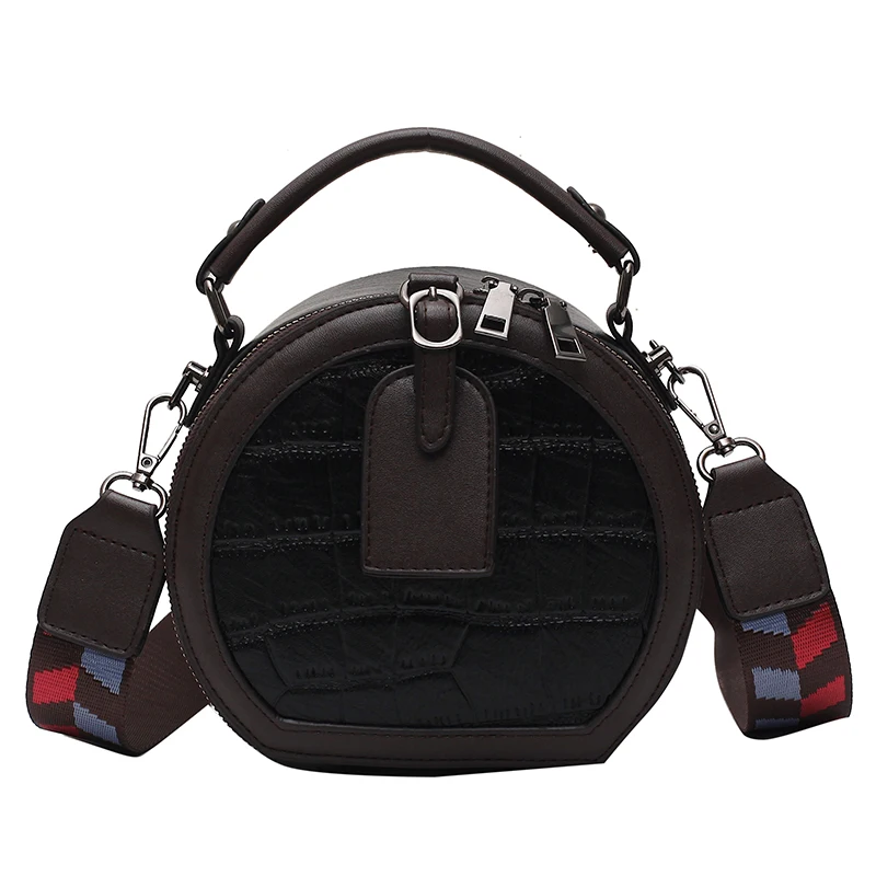 

Vintage Small Bag Women's 2020 Korean Fashion New Popular Crossbody Bag Alligator Pattern Hit Color Handbags A917