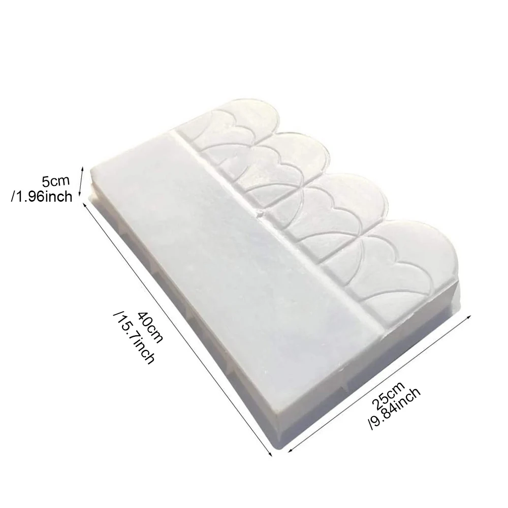 

Reusable Brick Mold Cement Railing Plaster Concrete Mold Balcony Garden Pool Fence Easy to Use L5