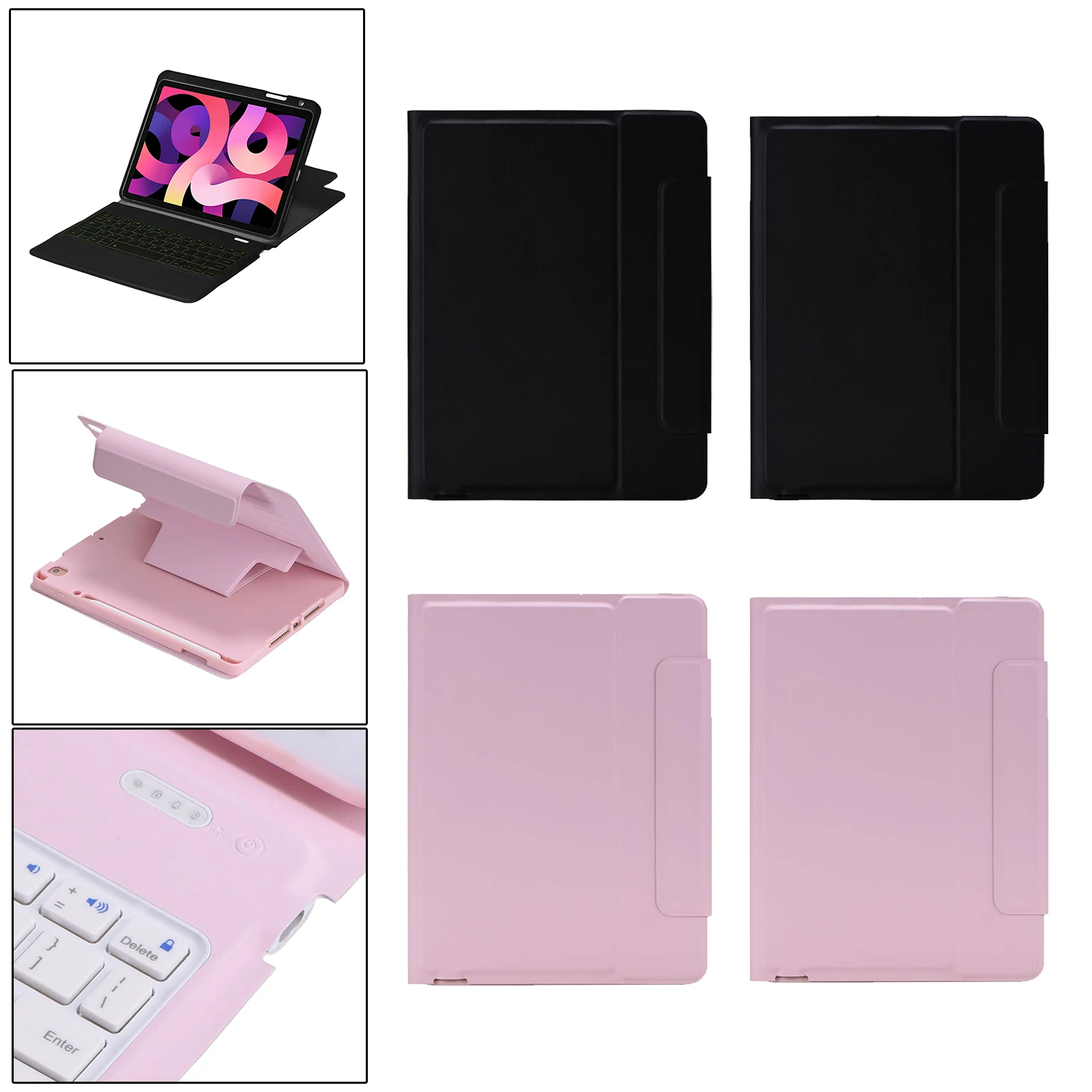 Wireless Bluetooth Keyboard 110mAh w/ Case Stand Full Protection for iPad 10.5 2019 Pro Support Viewing Angle Travel | Компьютеры и