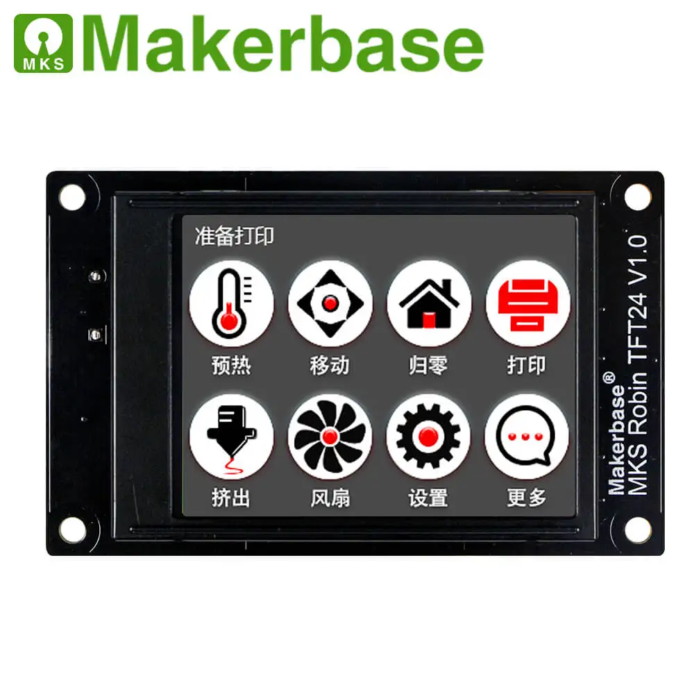 Makerbase 32 битный сенсорный экран MKS Robin с 2 4/2 8/3 2/3 5/4 3 дюймов совместимый платой