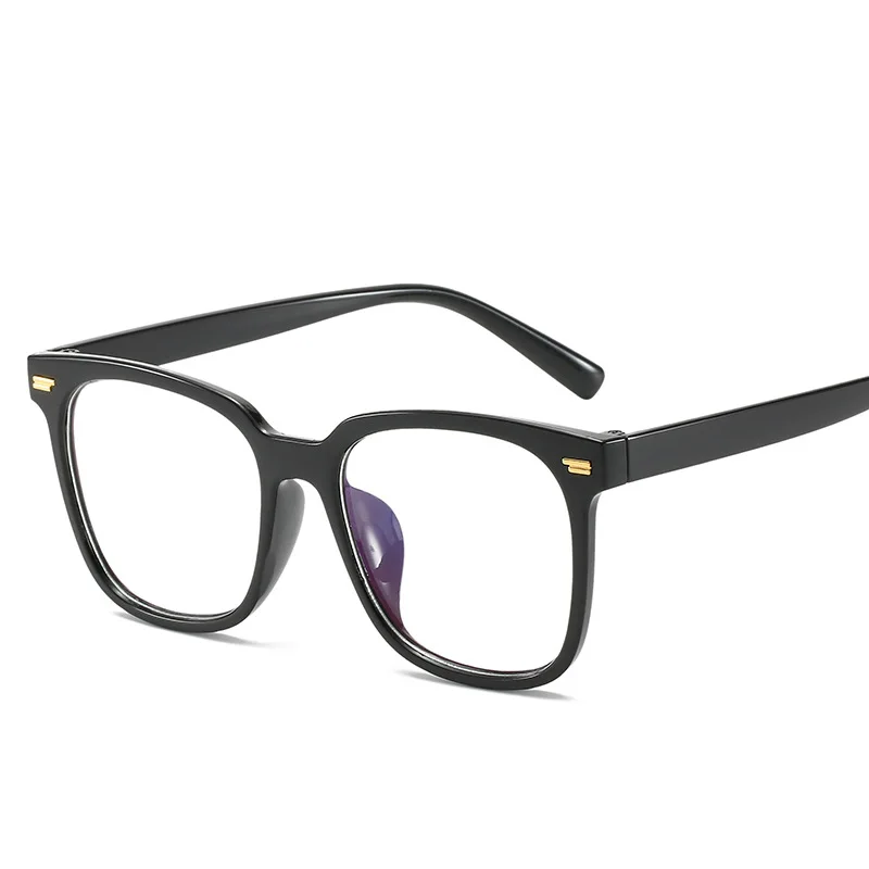 

Retro Female Plain Face Women Sunglasses Large Frame Square Jelly Color Colorful Ins Eyeglasses Ladies Spectacles