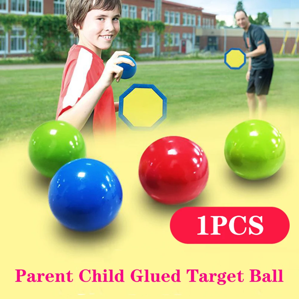 

3PCS Decompression Ball Sticky Squash Ball Suction Decompression Toy Sticky Target Ball Children's Toy Response capability