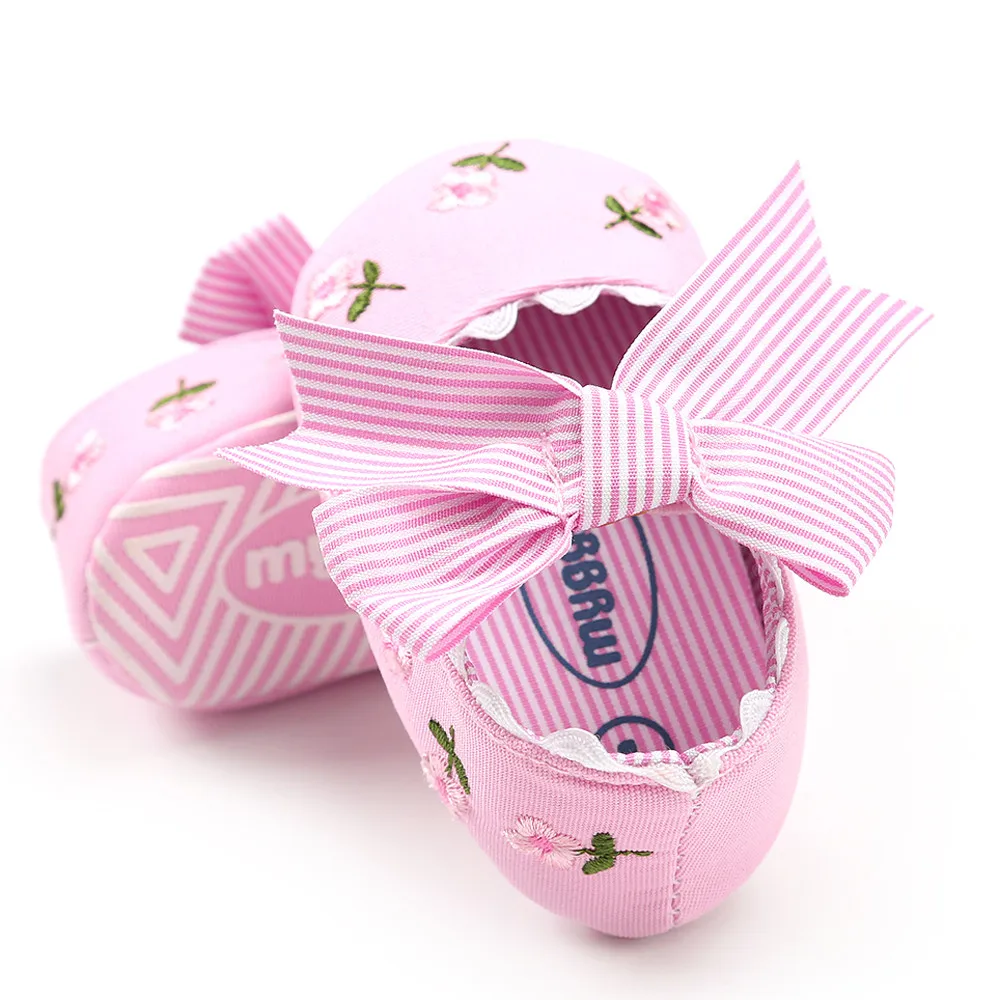 Модные ботинки с бантиком для маленьких девочек спортивные малышей обувь