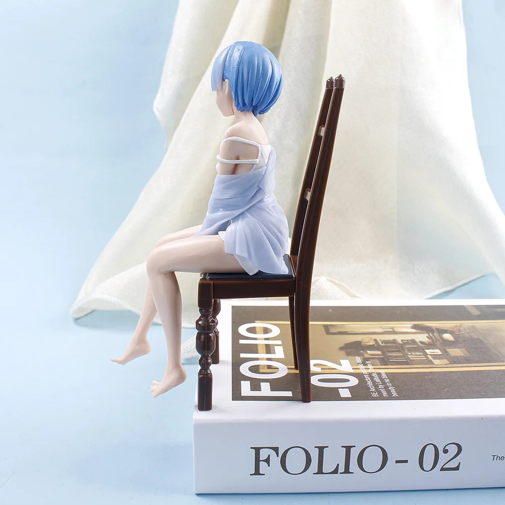 Новинка пижама из аниме Re:Life in A Different World From Zero Ram Rem с стулом фигурка куклы ПВХ