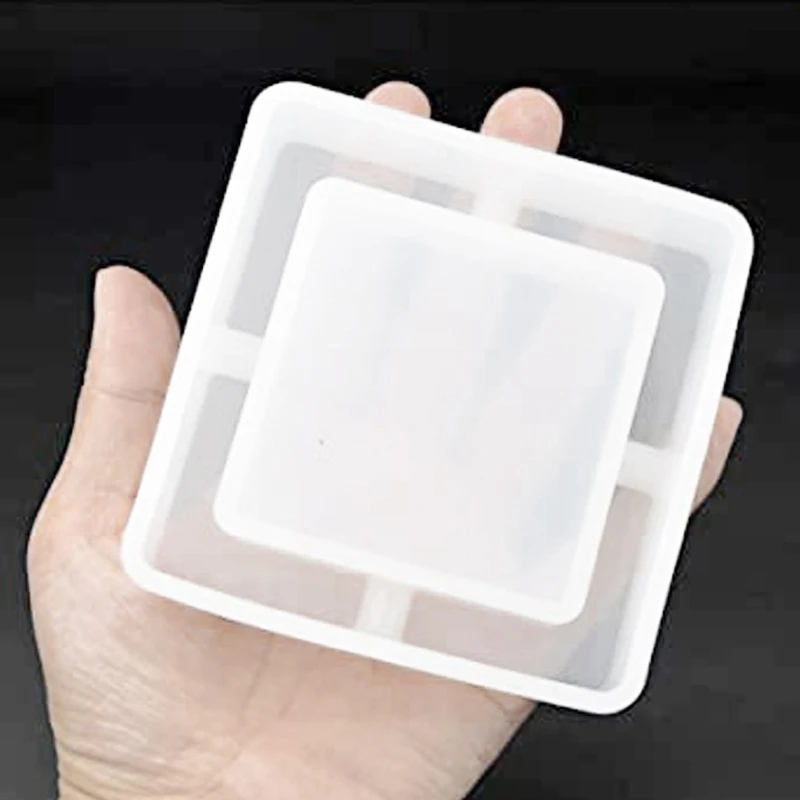 

New 3 Shape Ashtray Resin Silicone Mold Ashtray Resin Casting Molds Kit Craft Tools
