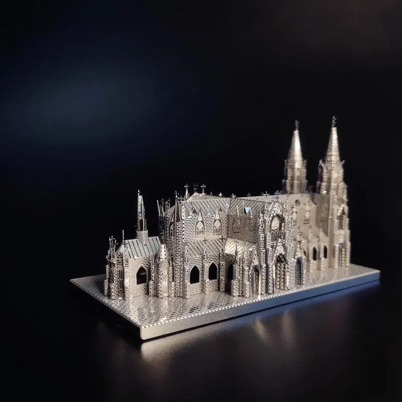 Модель Nanyuan 3d пазл для взрослых и детей металлическая сборка модель собора
