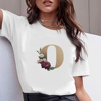 letters shirts womens clothing with free shipping summer short sleeve for women clothing kawaii clothes tops woman tshirts 2021