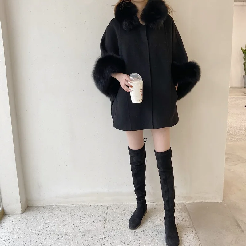 OFTBUY 2022 пальто с натуральным мехом зимняя куртка для женщин натуральный Лисий мех