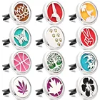 Новые украшения для духов, дневное дерево жизни, из нержавеющей стали, медальоны, диффузор эфирного масла, ювелирные украшения для ароматерапии