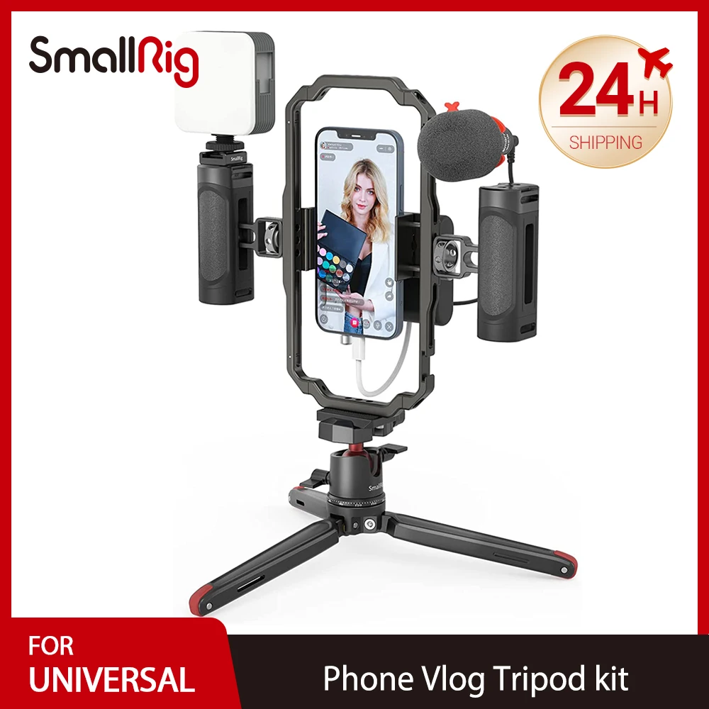Профессиональный штатив-Трипод SmallRig для DSLR-камеры держатель IPhone 13 с двойной