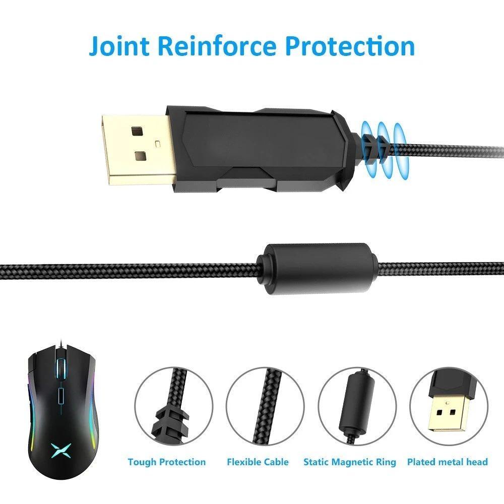 Игровая мышь Delux RGB USB эргономичный дизайн оптическая с подсветкой 12000DPI Офисная