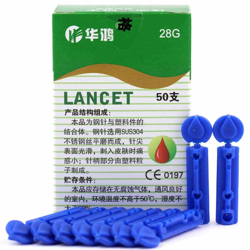 500 (10 коробок) игл массажная палочка для ручки одноразовые стерильные ланцеты