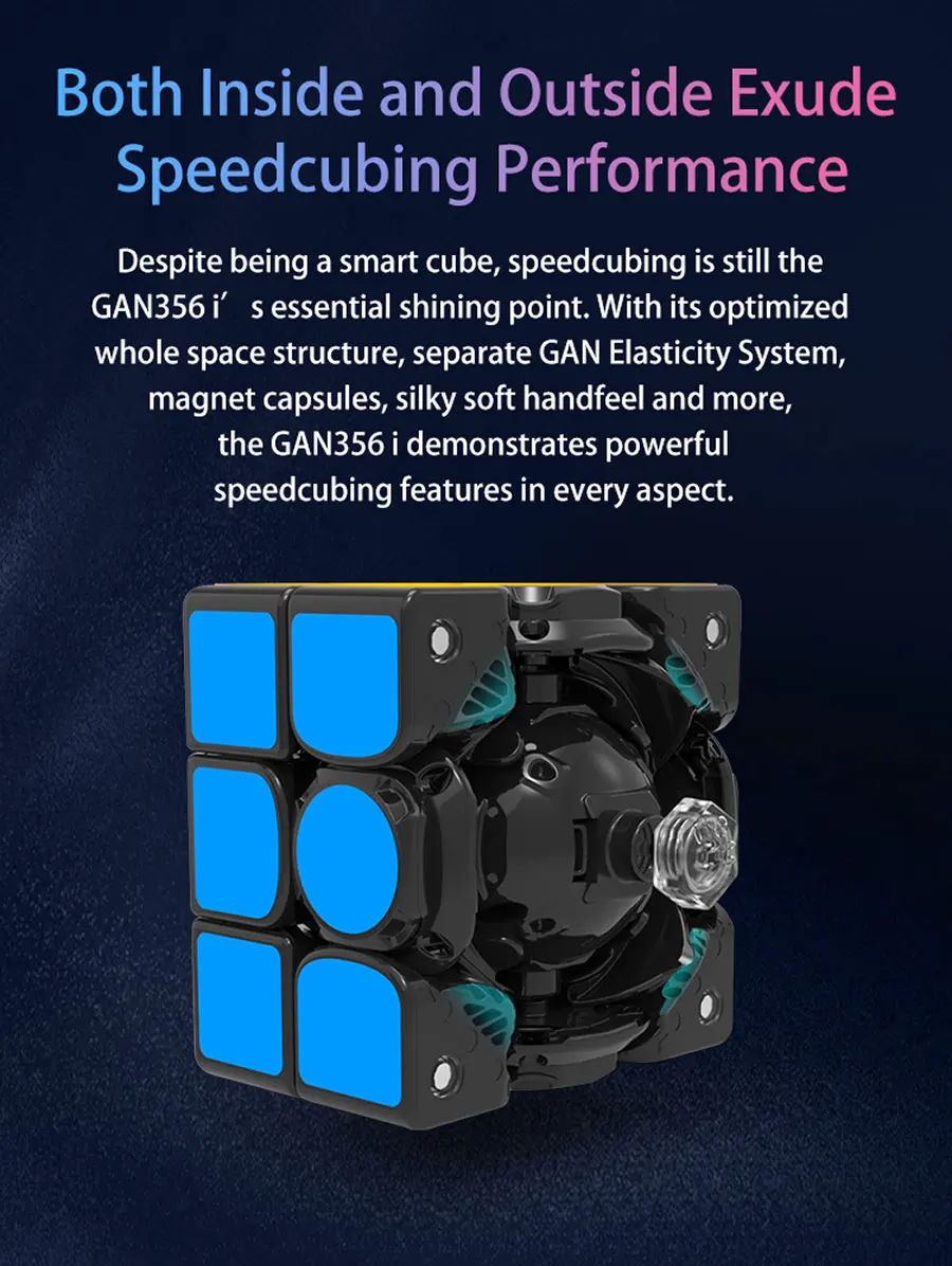 Волшебный куб-головоломка GAN 356i GAN cube 356I gan356i 3x3x3 3x3 smart Bluetooth App станция Профессиональный скоростной куб инструктор