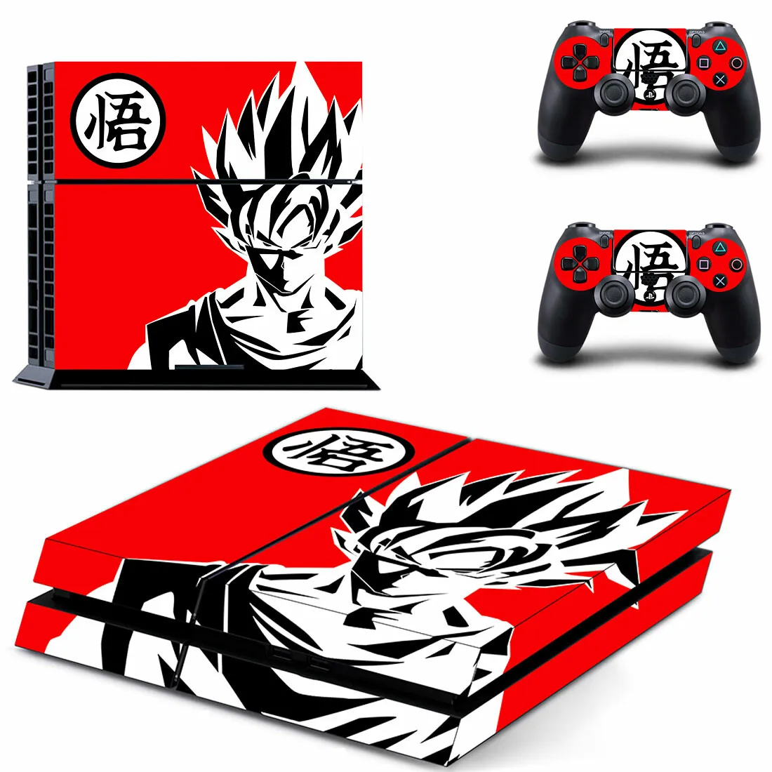 Наклейки Goku Vegeta PS4 s Play station 4 наклейки для консоли PlayStation и контроллера Скины