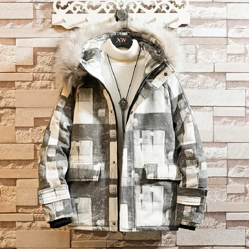 

Cotton Parkas Jacket Male Winter Parkas Men Camouflage Jacket Hooded Outdoor Thick Warm Padded Snow Coat Oversize S-3XL 54A