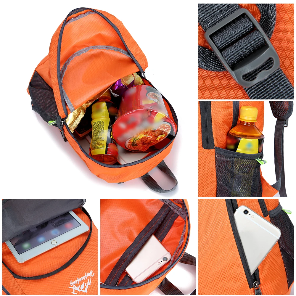 Популярный Легкий нейлоновый складной рюкзак водонепроницаемый для мужчин и