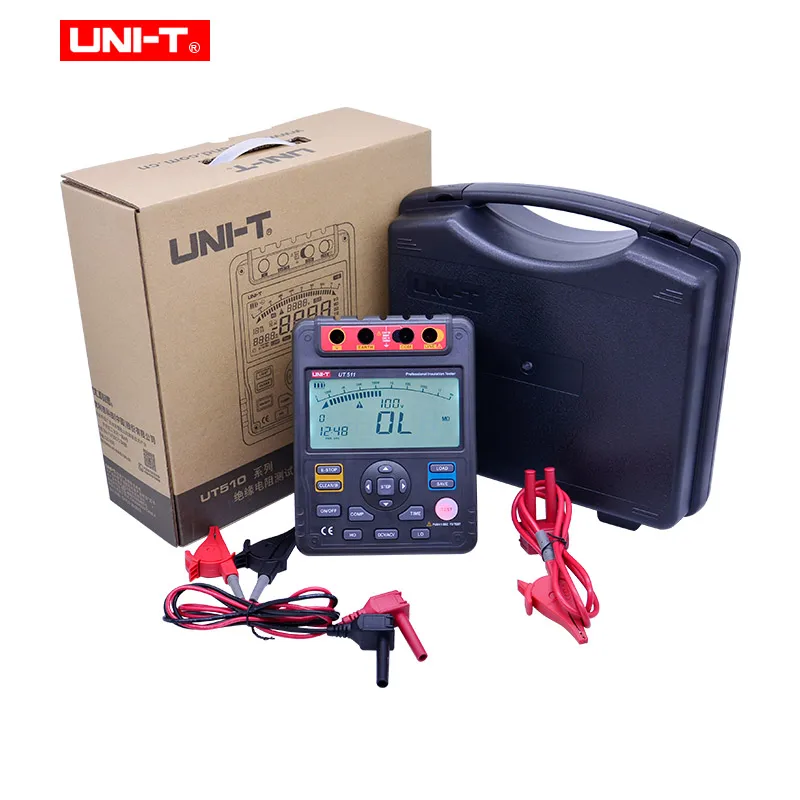 Цифровые измерители сопротивления изоляции измеритель 1000 в 10Gohm Мегаомметр с