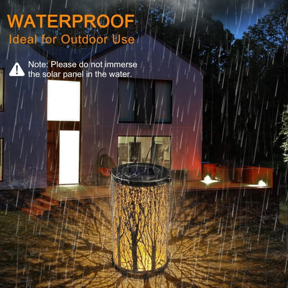 Солнечный садовый светильник наружный водонепроницаемый декоративный