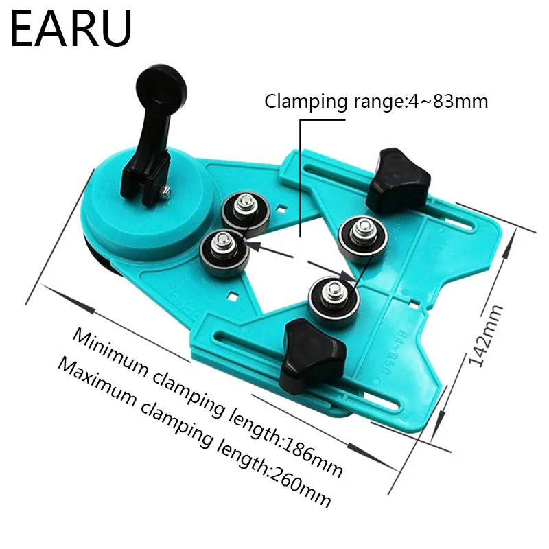 1pc Adjustable Masonry Drill Bit Set Ceramic Tile Glass Hole Guide Openings Locator Cutter Construction Tools DIY | Инструменты