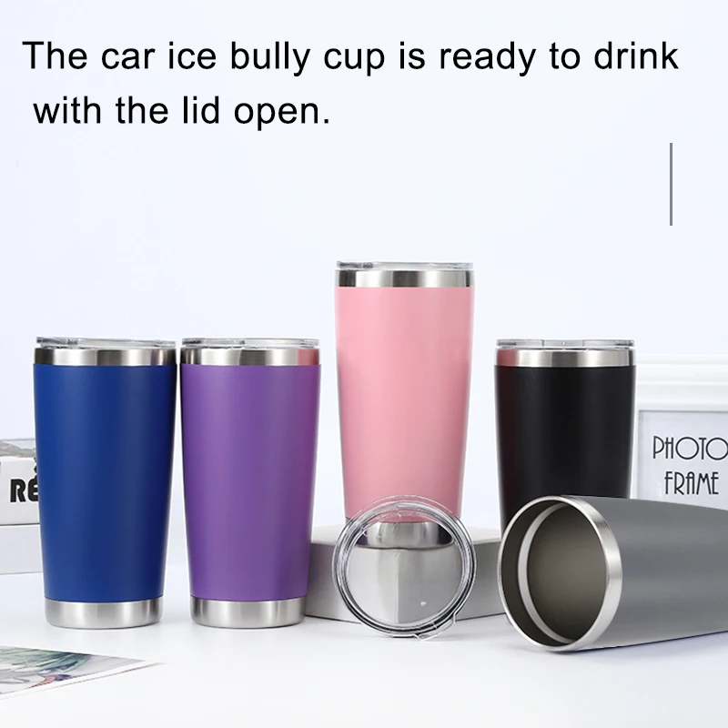 

Thermal Mug Beer Cup Tumbler Stainless Steel Double Wall Vacuum Insulated Coffee Tea Mug Wide Mouth Water Bottle Drinkware