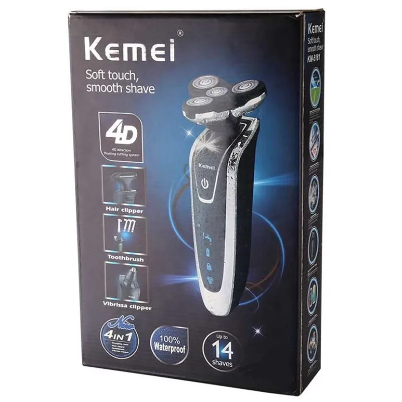 Бритва Raozr Мужская электрическая для бороды набор ухода за лицом ротационная