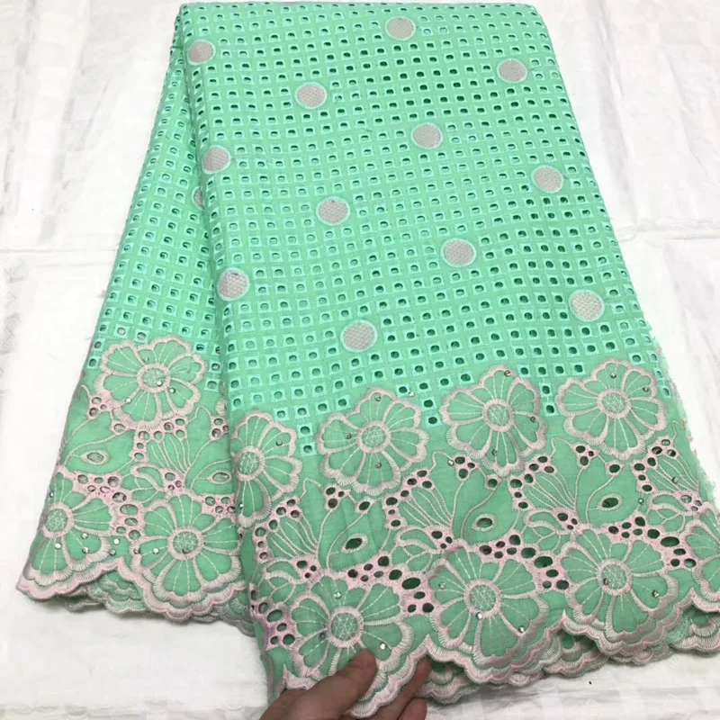 4 цвета (5 ярдов/шт) Высококачественная мягкая африканская вуаль кружевная ткань