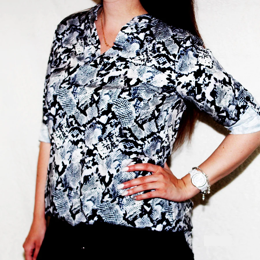 Новинка 2019 летнее модное приталенное платье с V образным вырезом и принтом