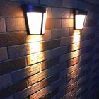 Уличный светодиодный фонарь на солнечной батарее с датчиком движения, водонепроницаемый солнечный светильник для украшения сада, уличсветильник фонарь на солнечной батарее, настенный светильник