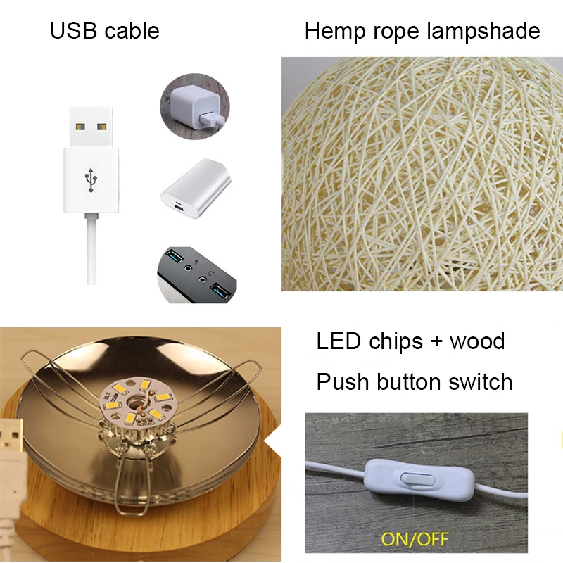 USB светодиодные настольные лампы прикроватная лампа для спальни перезаряжаемая