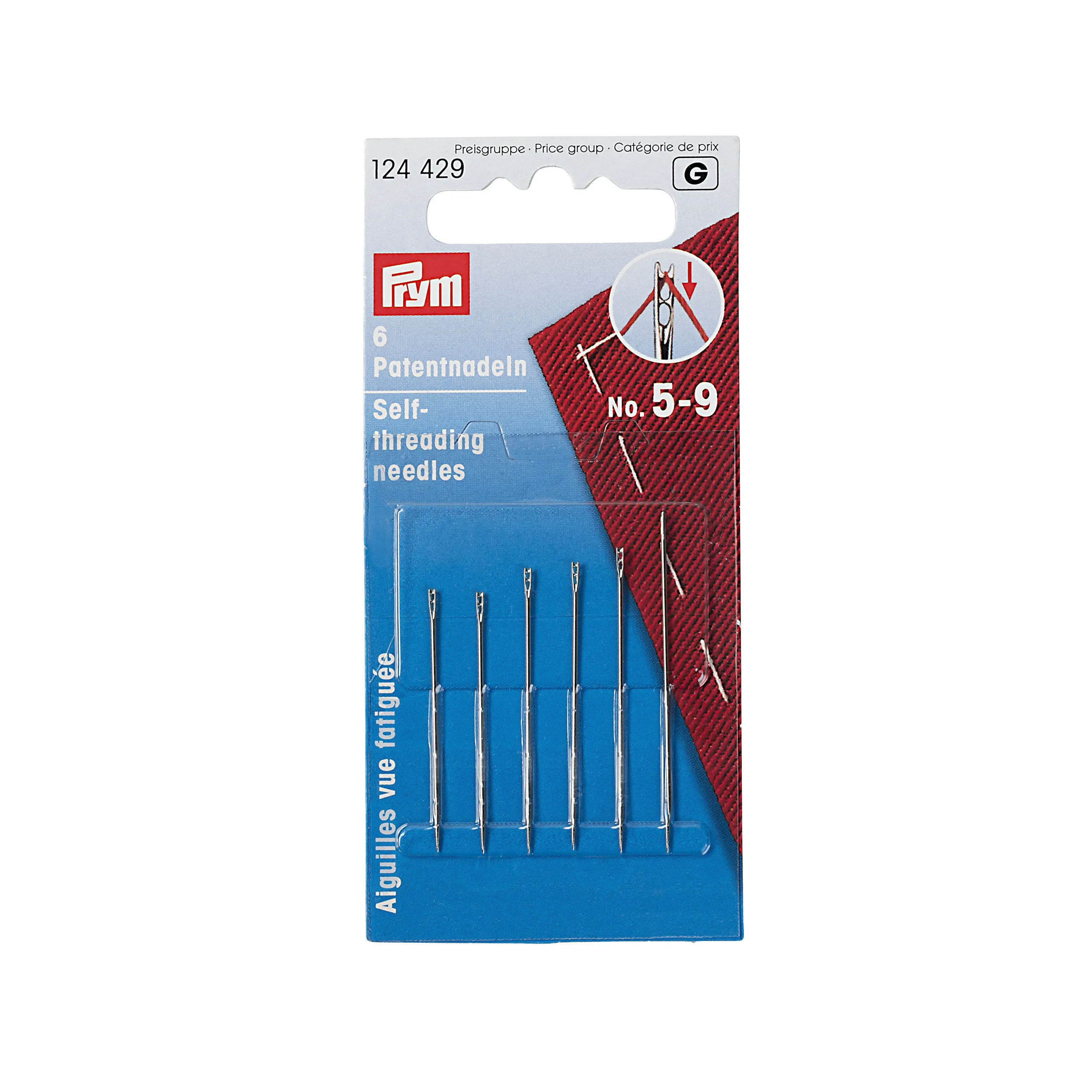 

124429 Germany PRYM Self-threading needles, No. 5-9