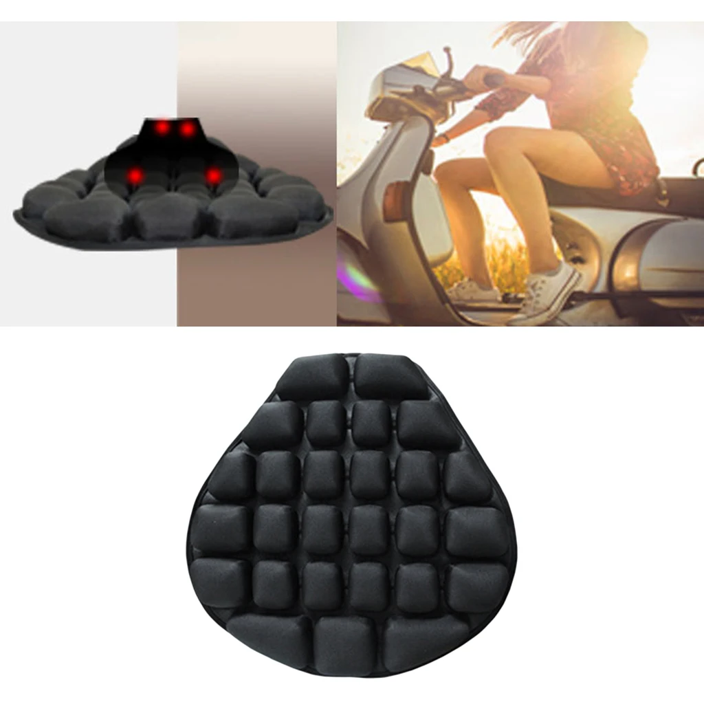 

Water / Air Inflatable Motorcycle Seat Cushion Pad with Belt Fit Most Motorbikes