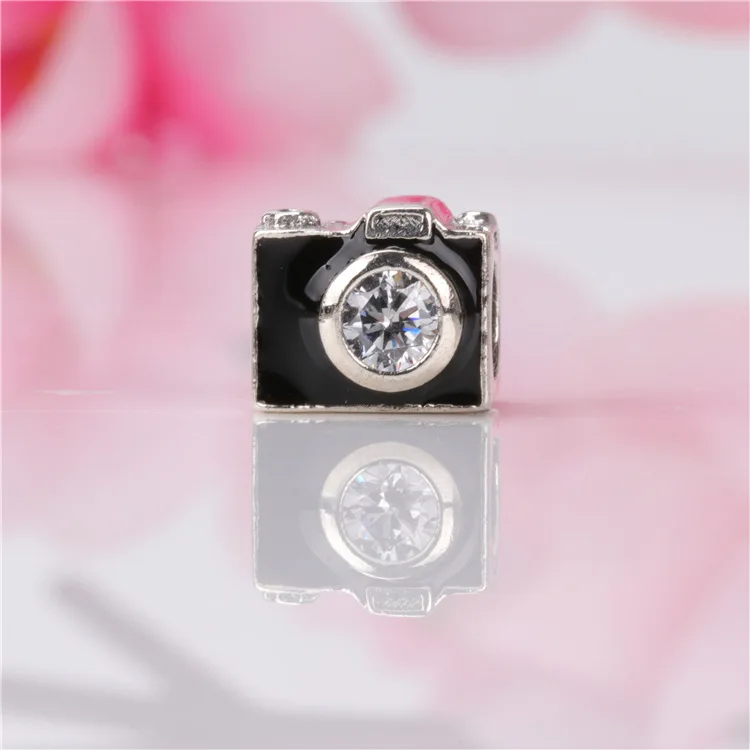 

DoDoFly Authentic S925 sterling silver nostalgic camera beads Fit Original Charms Bracelet Necklace DIY Jewelry Making