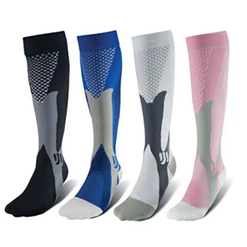 

Hot Calf Shin Leg Running Fitness Cross Fit Football Socks Men Sports Socks Stylish Elegant Fashion Compression