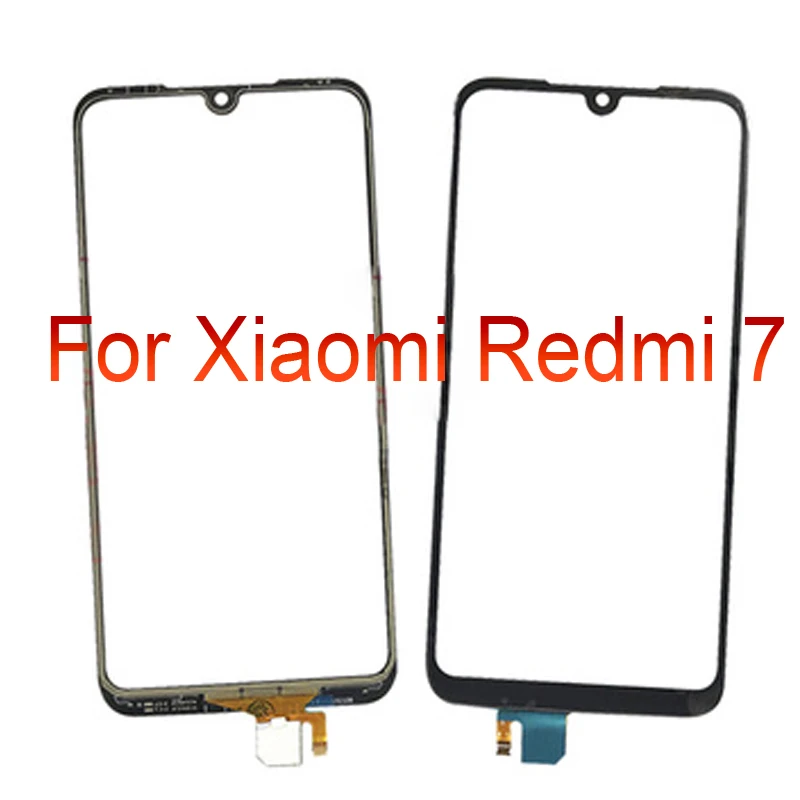 Сенсорная панель для Xiaomi Redmi 7 дигитайзер экрана стеклянная сенсорная с гибким
