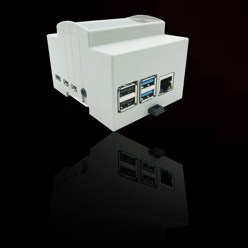 Raspberry Pi 4 Модель B ABS Чехол Белый Защитный чехол Корпус для / 3 + | Компьютеры и офис