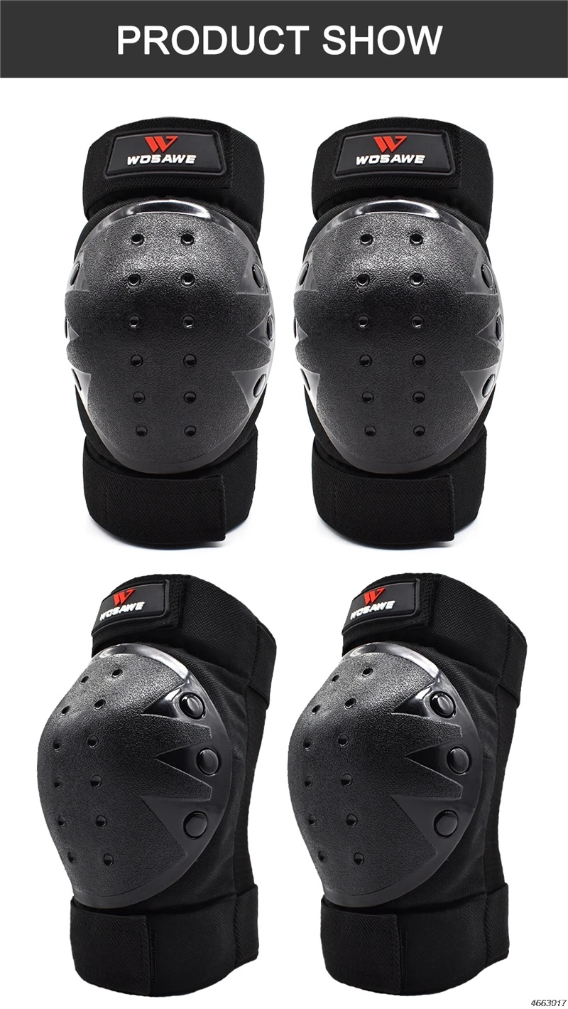 WOSAWE уплотненные налокотники для мотокросса наколенники для футбола Экстремальные виды спорта наколенники для поддержки мотоцикла наколенники для защиты