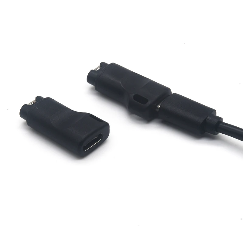 USB Type C женское на 4 Внешнее зарядное устройство для Garmin Forerunner 945 адаптер vivoactive 3 fenix