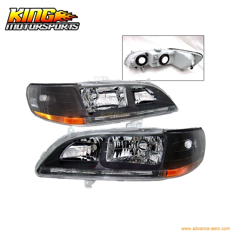 Фары для Honda Accord JDM черные 99 01 подходят 1998 2002|lamp black|honda accordhonda honda |