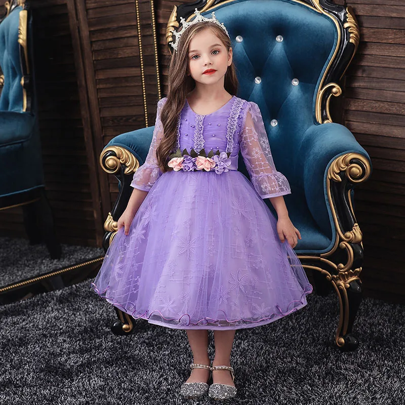 

Girls Princess Dress Party Costumes Performance Birthday Gift