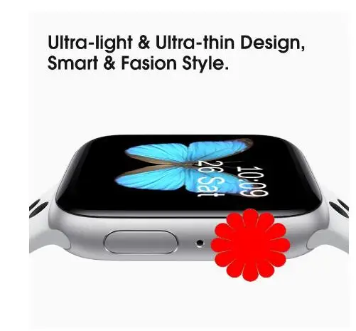 Умные часы из розового золота серии 4, спортивные умные часы 44 мм IWO 8 для apple iphone 6s 7 8 X plus для samsung, умные часы honor 3, sony 2
