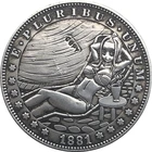 Хобо никель 1881-CC сша Морган доллар Монета КОПИЯ Тип 103