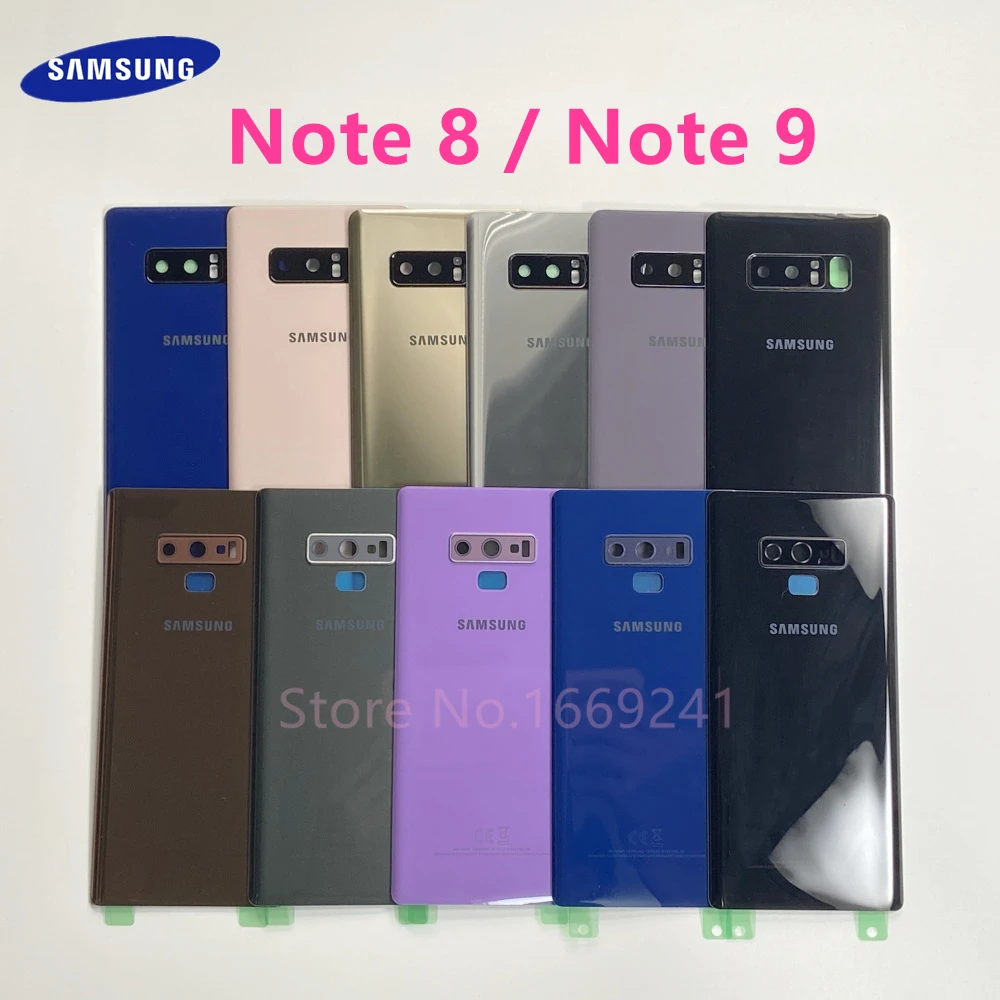 Для SAMSUNG Galaxy Note 8 N950 N950F 9 N960 N960F батарея задняя крышка двери корпус сменная стекло