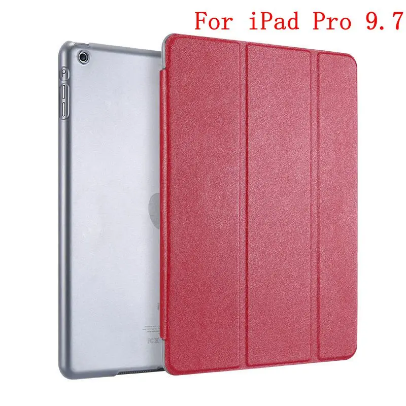 For i Pad Pro 9.7 Чехол Floveme для i Pad Air 2 Шелковый чехол для i Pad Mini 2 4 5 складной тонкий полный защитный чехол для i Pad Pro 9,7 12,9 - Цвет: For i Pad Pro 9.7