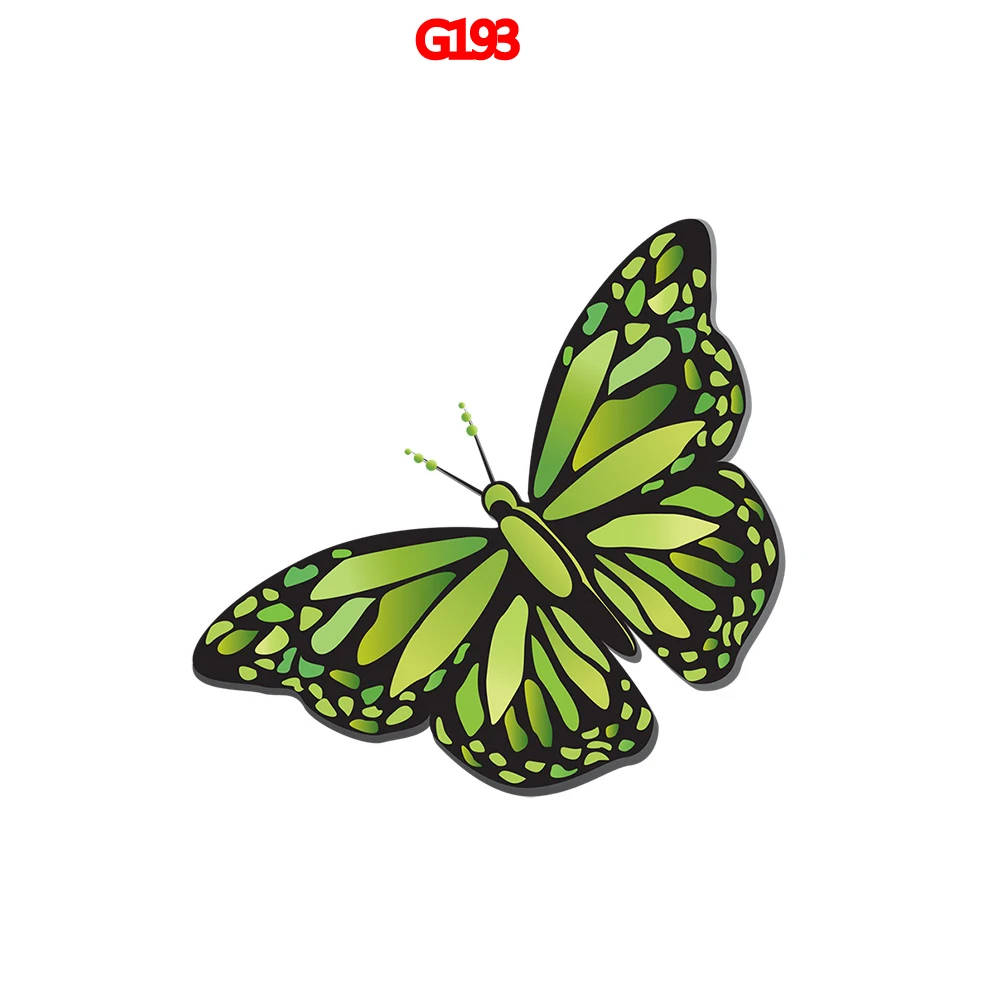 

NEW Butterfly Car Assessoires CreativePVC Sticker On Car Stickers And Decals Window Sticker Car-Styling Decal