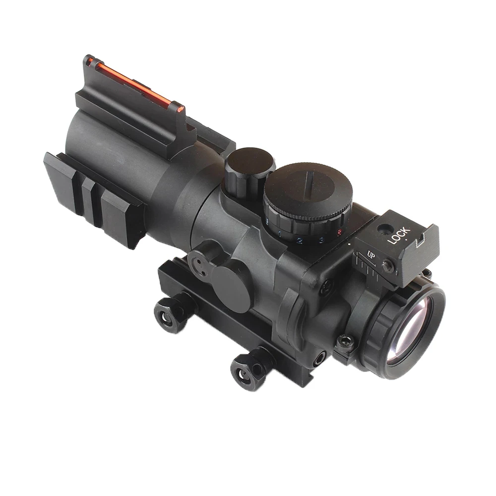 Тактический прицел 4x32 Acog оптический с ласточкиным хвостом 20 мм для охотничьей