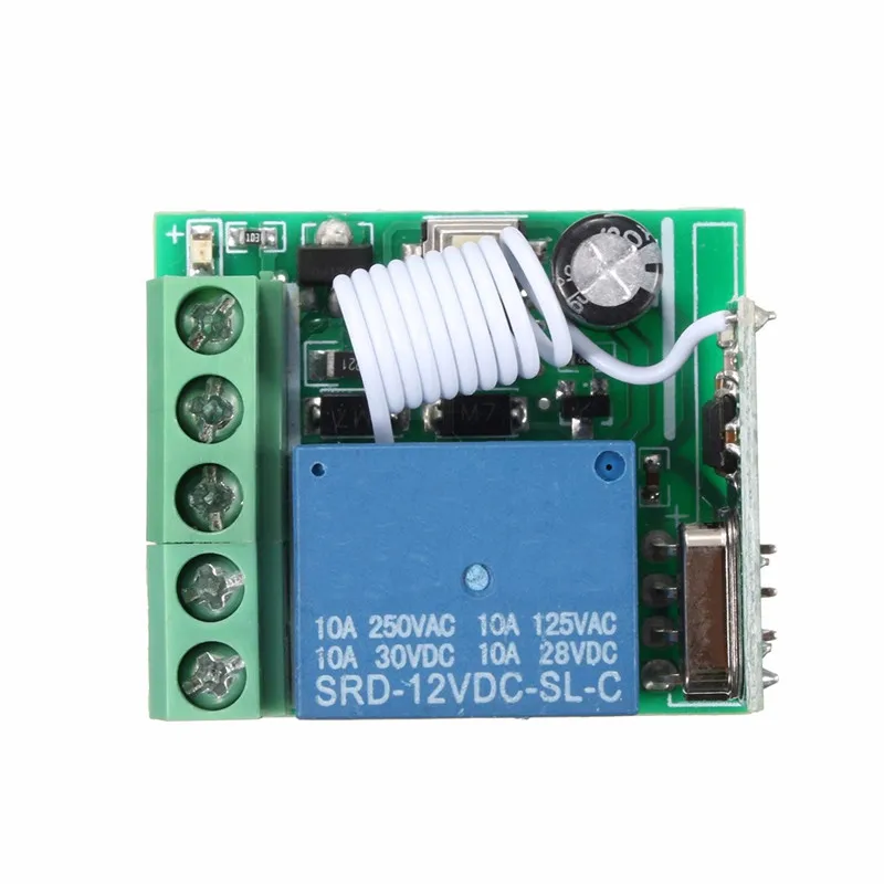 100M DC 12V 10A 1Ch беспроводное реле RF дистанционное управление переключатель