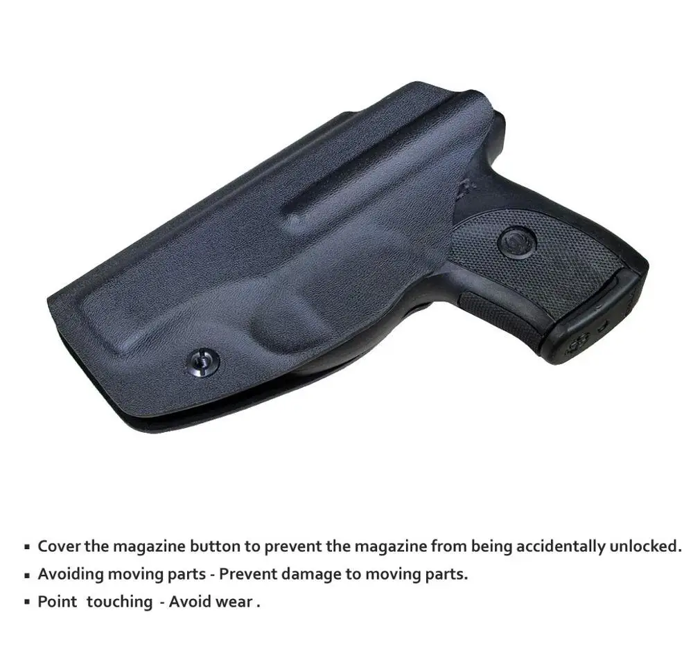 B.B.F Make IWB KYDEX кобура на заказ подходит: Ruger LC9 S Пистолет Чехол внутри скрытый пояс