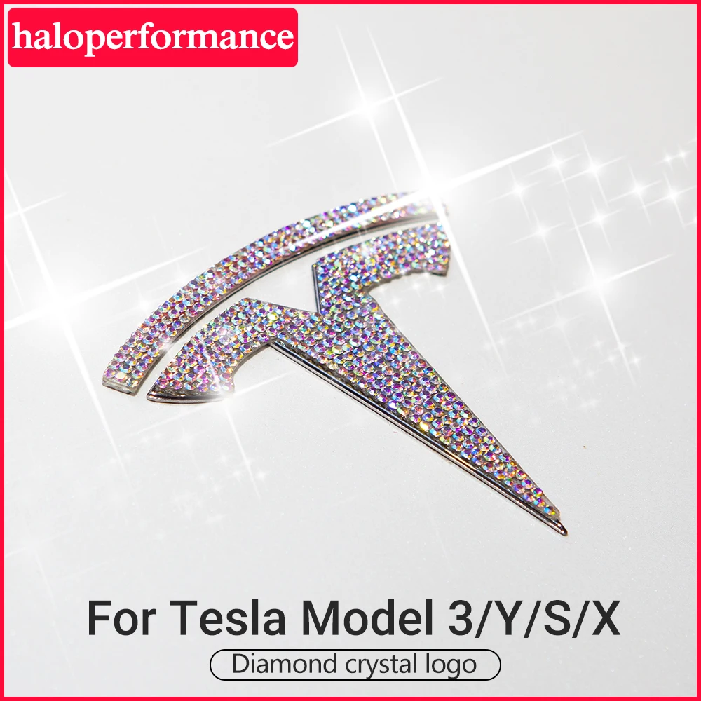 Model3 цветная дрель Логотип Tesla аксессуары значок логотип автомобиля для Model 3 2021