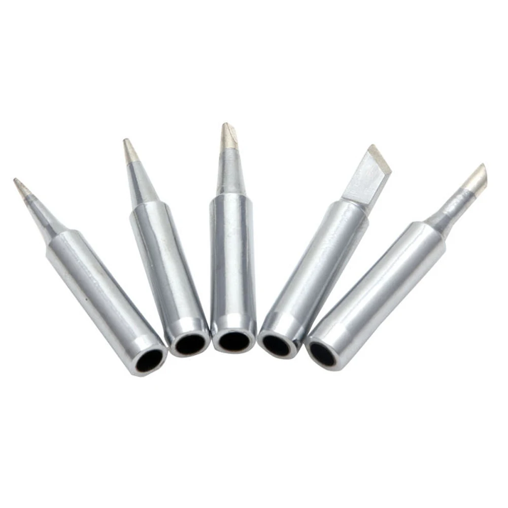 

5pcs/lot 900M-T Pure Copper Soldering Iron Tip Lead-free Solder Tips Welding Head BGA Soldering Tools Branding Iron