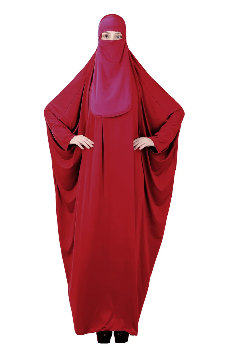 

Muslim Prayer 3 Piece Set Long Khimar Ramadan Abaya Hijab Jilbab Women Prayer Garment Veil Niqab Burqa Islamic Clothing Kaftan